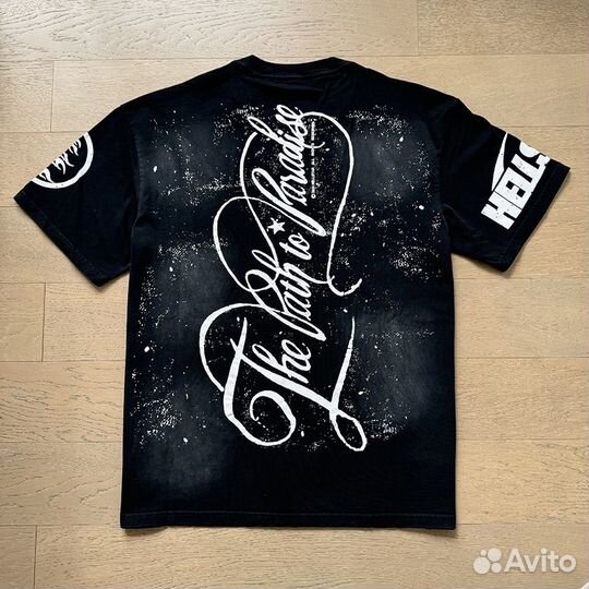 Футболка hellstar черная с редким принтом S - XL