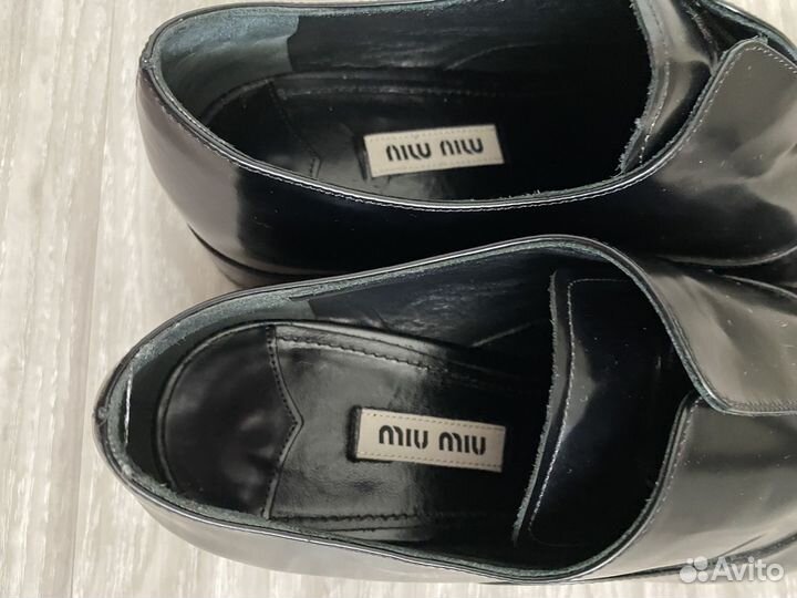 Ботинки женские miu miu (оригинал)