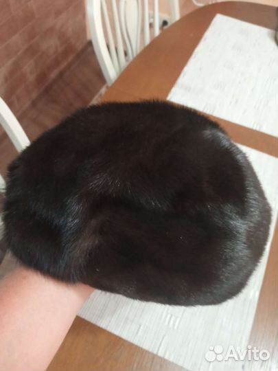 Берет норковый мягкий
