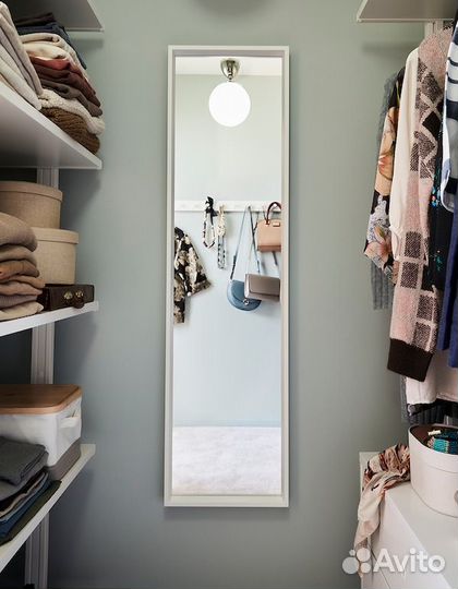 Nissedal Зеркало 303.203.16 Белый 40x150 см. IKEA