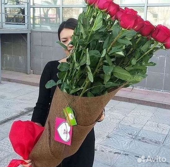 Высокие розы Гигантские розы 110 Доставка цветов