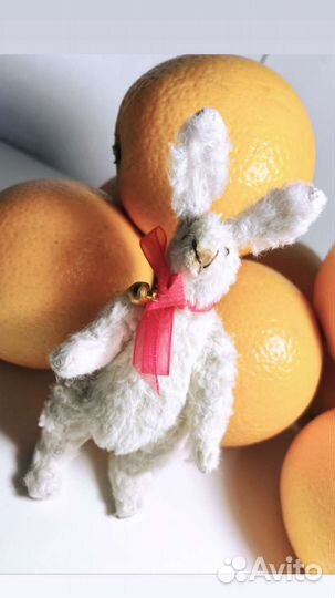 Зайка тедди ручной работы
