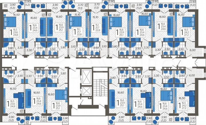 Апартаменты-студия, 27,2 м², 5/12 эт.