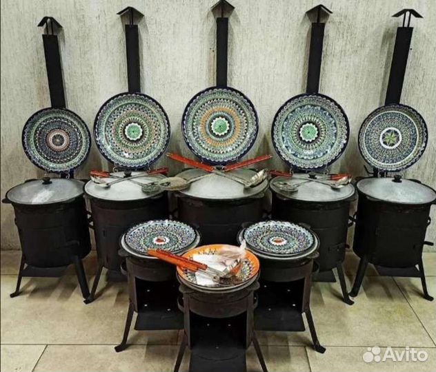 Казан 12 л Чугунный art 1215