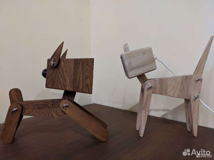 Светильник, настольная лампа: щенок/собака