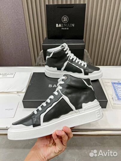 Кеды высокие Balmain мужские (39-45)