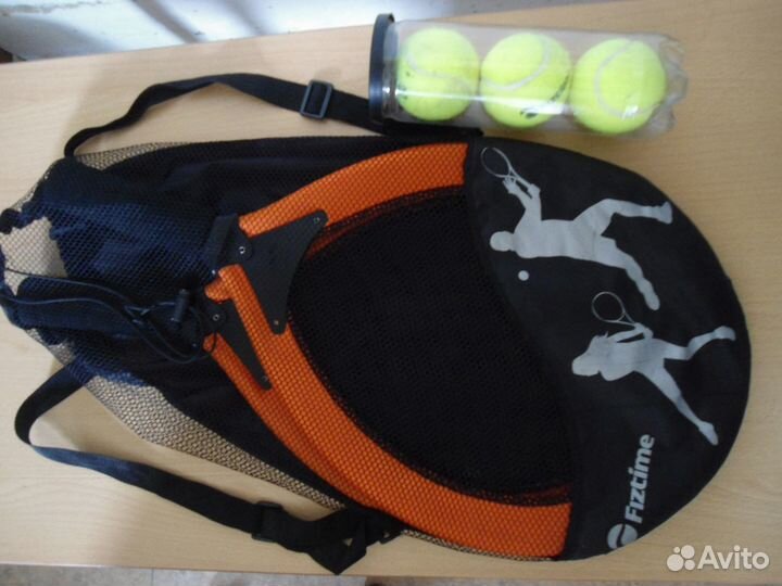 Игрушка. 2 теннисных ракетки и 3 мяча Fiztime