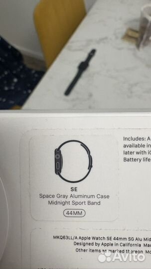 Часы apple watch se 44 mm