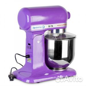 Миксер планетарный B-7A FoodAtlas Eco, фиолетовый