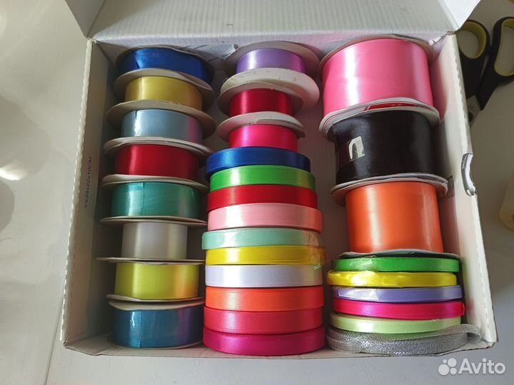 Атласная лента для рукоделия