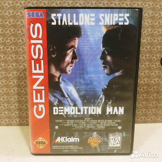 Demolition Man Sega Genesis оригинал