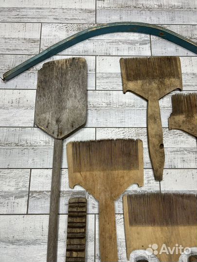 Деревянные предметы старинного быта Винтаж