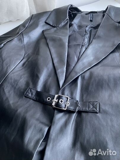 Пиджак кожаный ASOS 50-52 размер