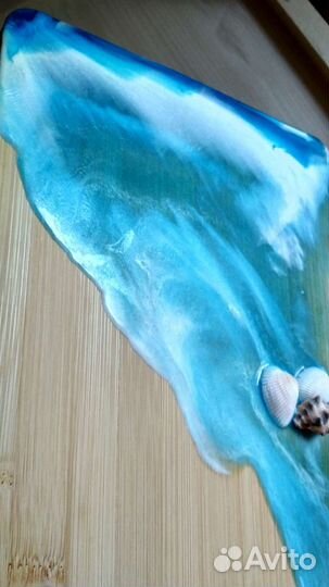 Доска с эпоксидной смолой