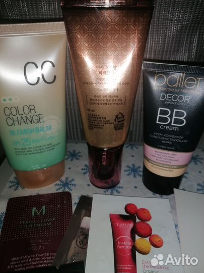 Набор косметики пакетом. CC вв крем