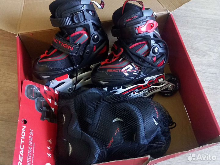 Роликовые коньки детские раздвижные