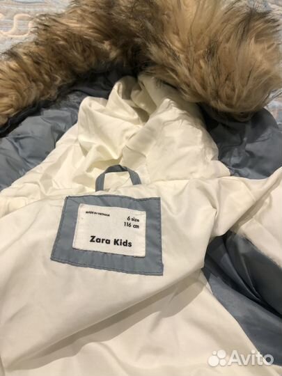 Пуховик Zara kids 116