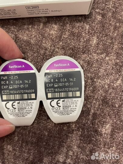 Линзы контактные