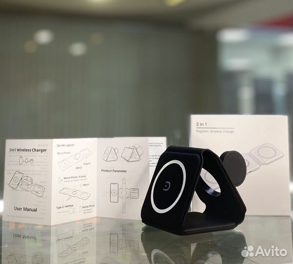 Беспроводная зарядка 3 в 1