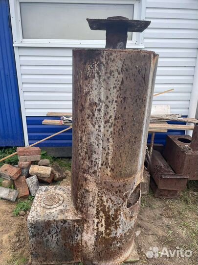 Печь для бани из трубы