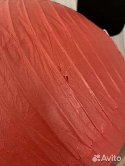 Абажур бумажный шар