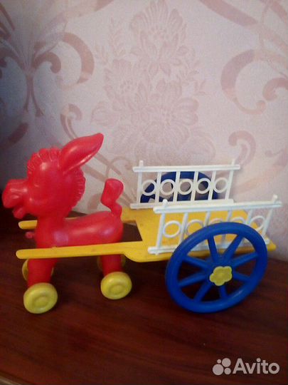 Ослик с тележкой. СССР