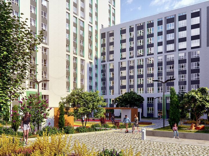 1-к. квартира, 53,8 м², 4/19 эт.