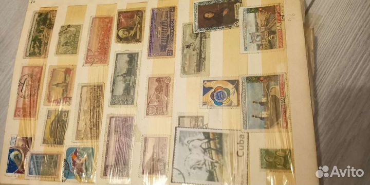 Почтовые марки, альбом. СССР, Китай, прочее