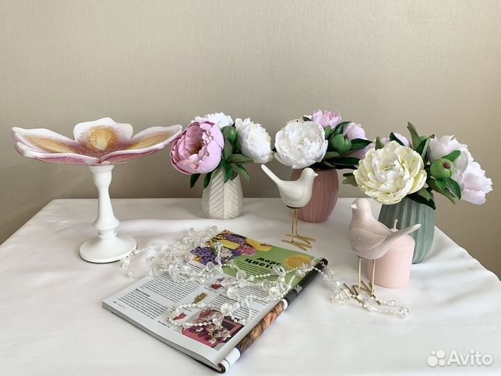 Цветы из полимерной глины