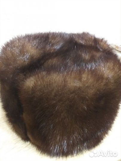 Норковая шапка мужская