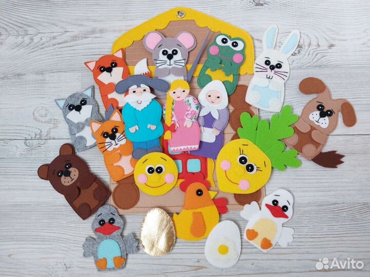 Пальчиковый театр из фетра