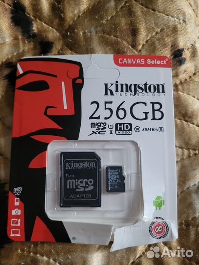 Карта памяти MicroSD 256gb