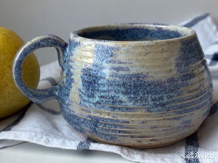 Кружка керамическая ручной работы