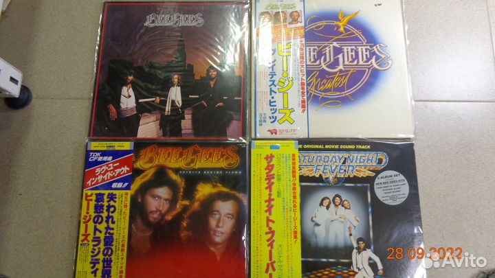 Винил из Яп.B.B.king,Bad Company, Wings,Bee Gees