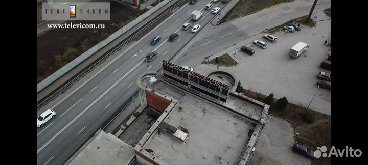 LED Экран на крыше