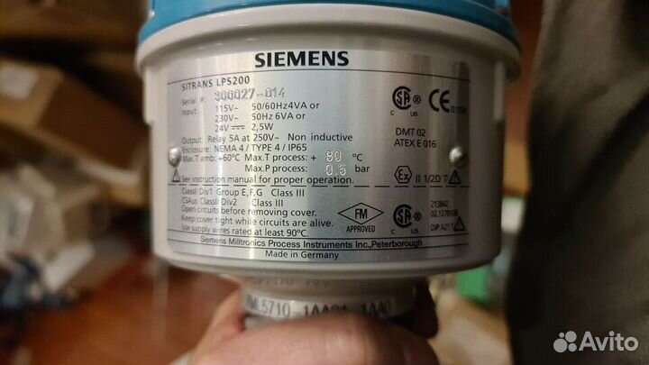 Ротационный датчик сыпучих продуктов Siemens
