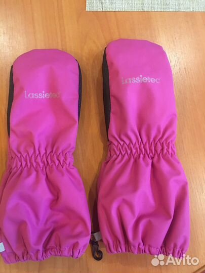 Варежки краги детские на осень Lassie, на 4-6 лет