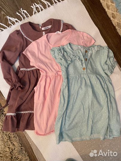 Вещи пакетом для девочки новые 110-116