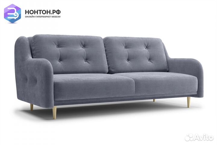 Диван книжка Глосс темно-серый