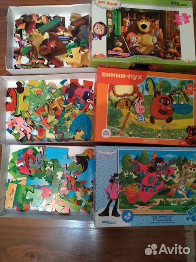 Макси пазлы 35 деталей step puzzle