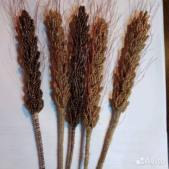 Цветы из бисера