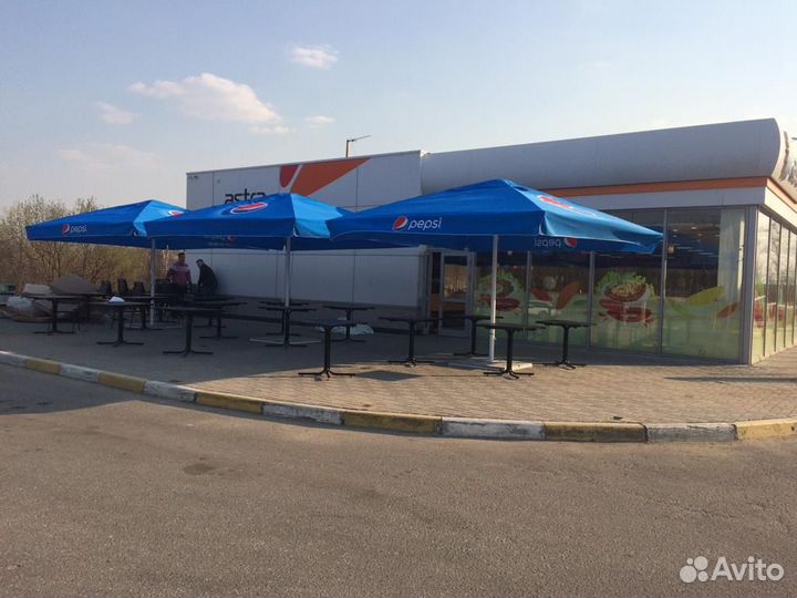 Зонт пляжный большой