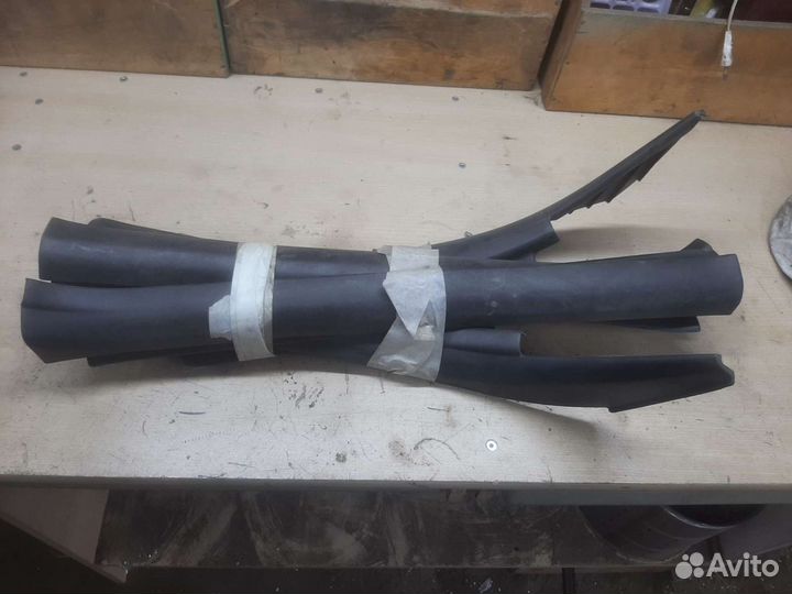 Накладки на пороги Тойота Runx