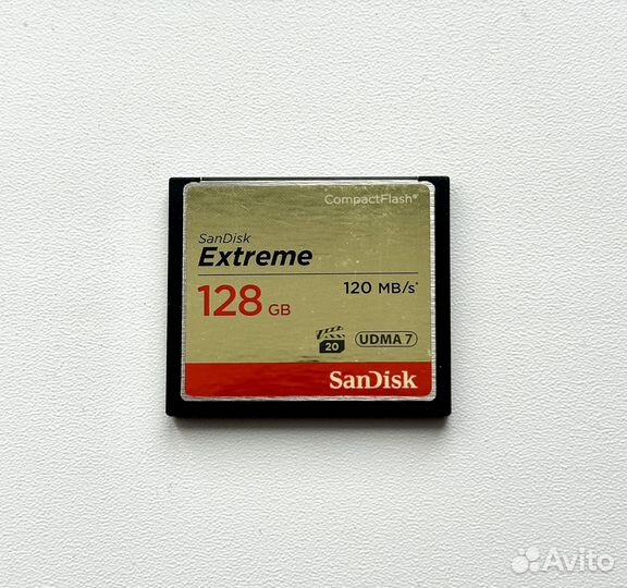 Карта памяти SanDisk Extreme CF Compact flash 128