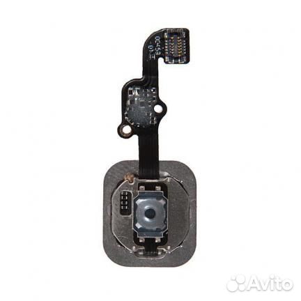 Шлейф кнопки home для Apple iPhone 6S в сборе, чер