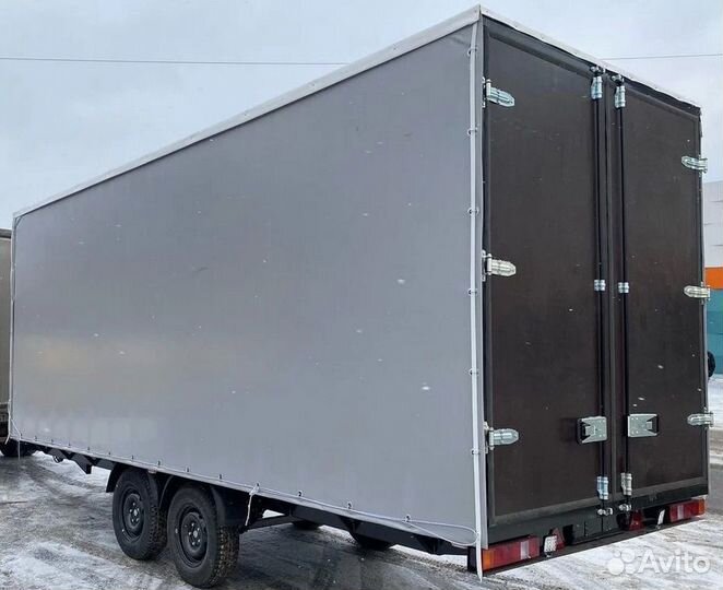 Прицеп двухосный с тентом 5,2 х 2,2 х 2,2 новый