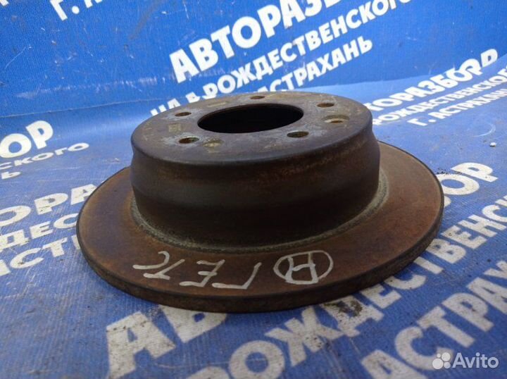 Задний тормозной диск Hyundai Getz хэтчбек G4EE
