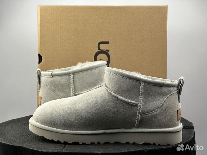 Угги UGG Classic Ultra Mini Grey Violet