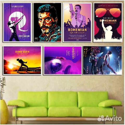 Queen Band + Freddie Mercury Posters №1