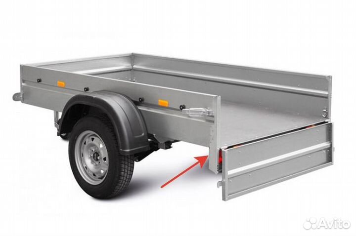 Стойка борта прицепа мзса 817700.002, задняя лева